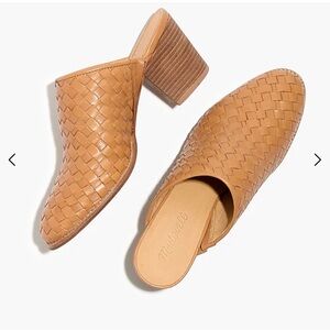 Madewell woven leather mules